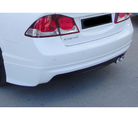 Задній дифузор DPT V-1 (чорний глянець) для Honda Civic Sedan VIII 2006-2011 рр