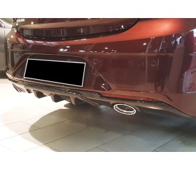 Задній дифузор DPT (SD, чорний глянець) для Opel Insignia 2017-2022 рр