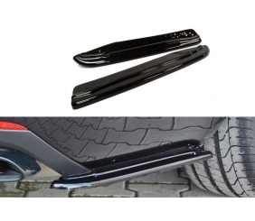 Задній дифузор DPT V-1 (SD, чорний глянець) для Skoda Octavia III A7 2013-2019 рр