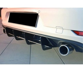 Задній дифузор DPT V-2 (для GTI, 2017-2019, чорний матовий) для Volkswagen Golf 7/E-Golf рр