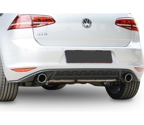 Задній дифузор DPT V-2 (для GTI, 2012-2017, чорний глянець) для Volkswagen Golf 7/E-Golf рр