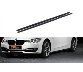 Накладки на пороги DPT (під Base пороги, чорний глянець) для BMW 3 серія F30/F31 2012-2019 рр