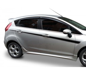 Бокові пороги DPT V-1 (HB, Під фарбування) для Ford Fiesta 2008-2017 рр