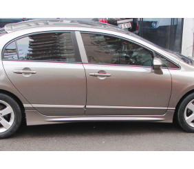 Бокові пороги DPT (Під фарбування) для Honda Civic Sedan VIII 2006-2011 рр