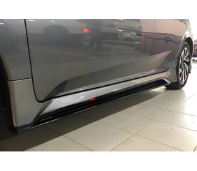 Бокові пороги DPT V-2 (Під фарбування) для Honda Civic Sedan X 2016-2021 рр