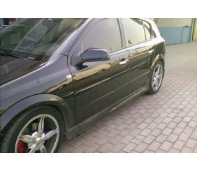 Бокові пороги DPT (HB, 2004-2009, Під фарбування) для Opel Astra H рр