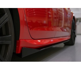 Універсальна накладки на бокові пороги DPT Aero Black (чорний глянець)