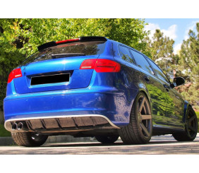 Спойлер DPT V-2 (2003-2008, чорний глянець) для Ауди A3 рр