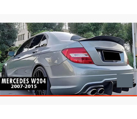 Спойлер DPT V-2 (чорний глянець) для Mercedes C-class W204 2007-2015 рр