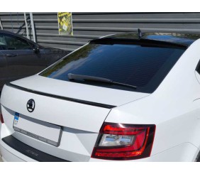 Спойлер DPT V-6 (чорний глянець) для Skoda Octavia III A7 2013-2019 рр