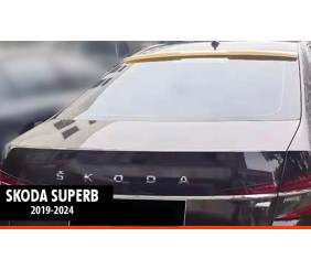 Спойлер DPT V-2 (2019-2024, чорний глянець) для Skoda Superb рр