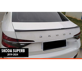 Спойлер DPT V-3 (2019-2024, чорний глянець) для Skoda Superb рр