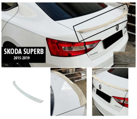 Спойлер DPT V-2 (2015-2019, Під фарбування) для Skoda Superb рр