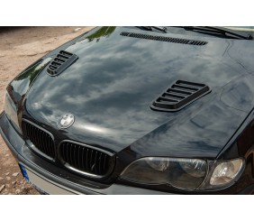 Універсальні накладки на капот DPT (2 шт, чорний глянець)