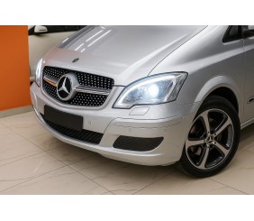 Передня решітка Diamond Silver (2010-2014) для Mercedes Vito W639 рр