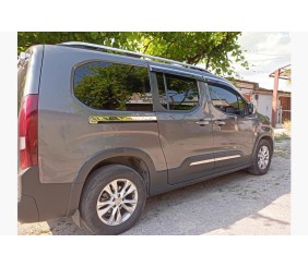 Молдинги здвіжної дверки (2 шт., нерж) для Opel Combo 2019- рр