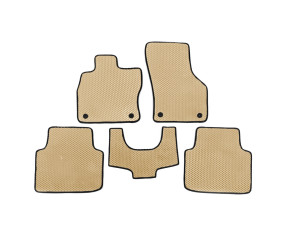 Килимки EVA (Без лапи, Бежевий) для Skoda Superb 2015-2024 рр