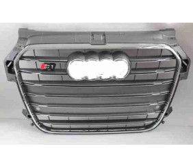 Передня решітка S-style (2010-2014, сіра з хромом) для Ауди A1 рр