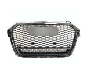 Передня решітка RS-style (2014-2018, чорна) для Ауди A1 рр