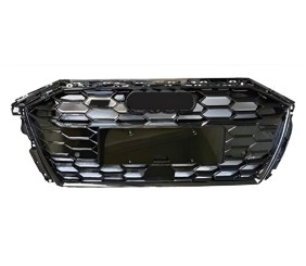 Передня решітка S-style (чорна) для Ауди A3 2020- рр