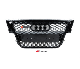 Передня решітка RS-style (2007-2011, чорна) для Ауди A5 рр