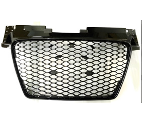 Передня решітка RS-style (без лого, 2008-2014, чорна) для Ауди ТТ рр