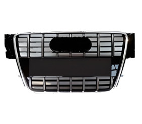 Передня решітка S-style (2007-2011, чорна з хромом) для Ауди A5 рр