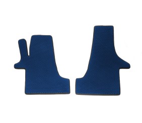 Килимки EVA (Синій, передні, для 2-20261) для Volkswagen T6 2015-2024 рр