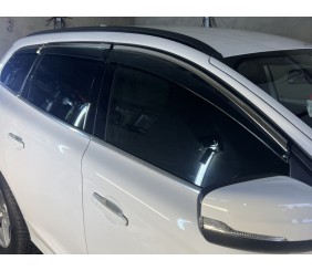 Вітровики з хромованим молдингом Niken Luxury (6 шт) для Volvo XC60 2009-2017 рр