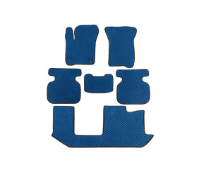 Килимки EVA (3 ряди, Синій) для Fiat Freemont 2011-2016 рр