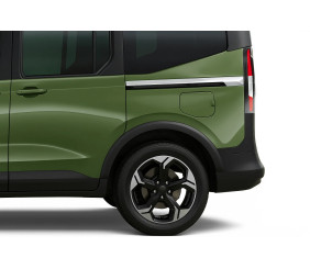 Молдинг зсувної дверки (нерж) для Ford Courier 2023- рр