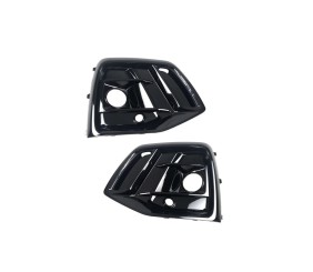 Решітки протитуманних фар RS-Style (2020-2025, 2 шт, Чорний) для Ауди Q5 рр