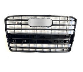 Передня решітка S-Style (2010-2013, чорна) для Ауди A8 рр