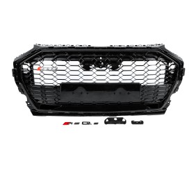 Передня решітка RSQ-Style (2020-2025, чорна) для Ауди Q5 рр