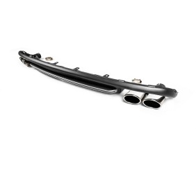 Задній дифузор з насадками RS-Style V-2 (2011-2014) для Ауди A6 C7 рр