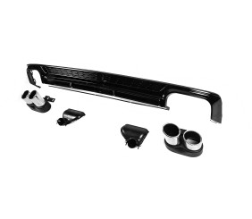 Задній дифузор з насадками S-Style (для Base) для Ауди A6 C8 2018- рр