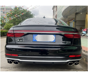 Задній дифузор з насадками S-Style (2022-2026) для Ауди A8 2018- рр