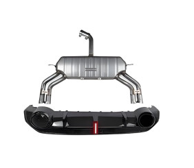 Задній дифузор з насадками RS-Style для Ауди A3 2020- рр