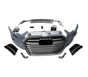 Передній бампер RS-Style V-2 (HB/SD, 2016-2020) для Ауди A3 рр