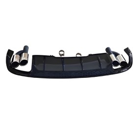 Задній дифузор S-Style V-2 (2016-2019) для Ауди A4 B9 рр