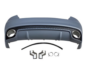 Задній бампер в зборі RS-Style (2х дверна, 2011-2015) для Ауди A5 рр