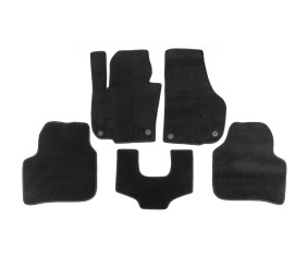 Килимки ворсові Premium (чорні) для Skoda Superb 2009-2015 рр