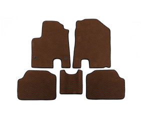 Килимки EVA (E-Niro 2018-2022, Коричневий) для Kia Niro 2016- рр