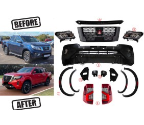 Комплект рестайлінгу апгрейда в 2021 рік (для 2015-2020 років) для Nissan Navara/NP300 2016- рр