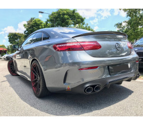 Задній дифузор з насадками Black (Дизайн AMG53) для Mercedes E-class coupe C238 2016-2024 рр