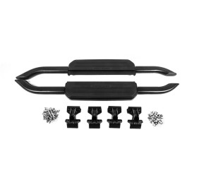 Бокові пороги OEM Black (для короткого, 2 шт) для Land Rover Defender 2019- рр