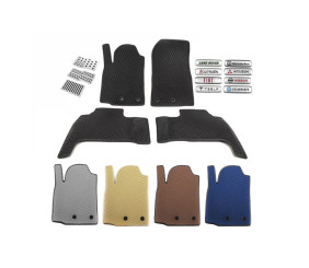 Килимки EVA (2 ряди, Сірий) для Citroen C-4 Picasso 2006-2013 рр