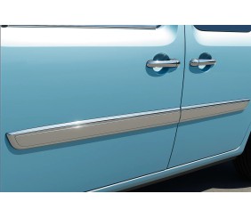 Молдинг дверний (2008-2011, 4 шт, нерж) для Renault Kangoo рр