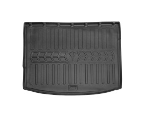 Килимок в багажник Stingray 3D (HB, нижній,з фальшпідлогою) для Seat Leon 2013-2020 рр