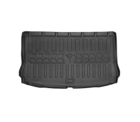 Килимок в багажник Stingray 3D (HB, верхній, з фальшпідлогою) для Seat Leon 2013-2020 рр